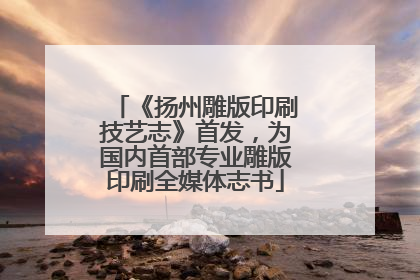 《扬州雕版印刷技艺志》首发，为国内首部专业雕版印刷全媒体志书