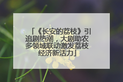 《长安的荔枝》引追剧热潮，大剧助农多领域联动激发荔枝经济新活力