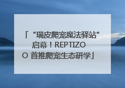 “瑞皮爬宠魔法驿站” 启幕！REPTIZOO 首推爬宠生态研学