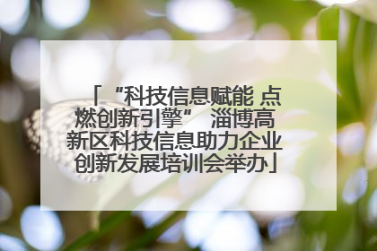 “科技信息赋能 点燃创新引擎” 淄博高新区科技信息助力企业创新发展培训会举办