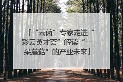 “云菌”专家走进“彩云英才荟”解读“一朵蘑菇”的产业未来
