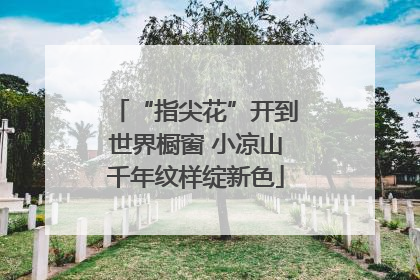 “指尖花”开到世界橱窗 小凉山千年纹样绽新色