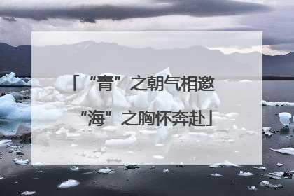 “青”之朝气相邀 “海”之胸怀奔赴