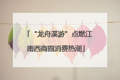 “龙舟溪游”点燃江南西商圈消费热潮