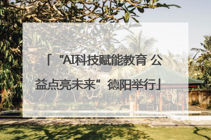 “AI科技赋能教育 公益点亮未来”德阳举行