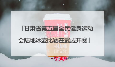 甘肃省第五届全民健身运动会陆地冰壶比赛在武威开赛