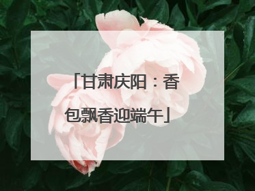 甘肃庆阳：香包飘香迎端午