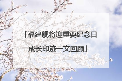 福建舰将迎重要纪念日 成长印迹一文回顾