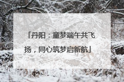 丹阳：童梦端午共飞扬，同心筑梦启新航