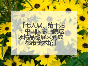 七人展、第十站：中国国家画院这场精品巡展来到成都市美术馆