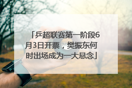乒超联赛第一阶段6月3日开票，樊振东何时出场成为一大悬念