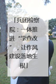 兵团检察院：一体推进“学查改”，让作风建设落地生根