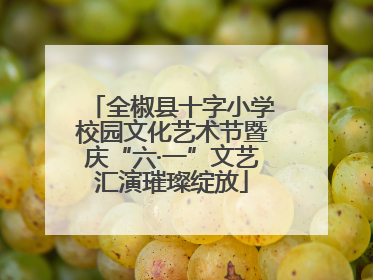 全椒县十字小学校园文化艺术节暨庆“六·一”文艺汇演璀璨绽放