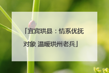 宜宾珙县：情系优抚对象 温暖珙州老兵