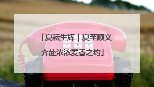 夏耘生辉｜夏至顺义奔赴浓浓麦香之约