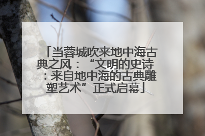 当蓉城吹来地中海古典之风：“文明的史诗：来自地中海的古典雕塑艺术”正式启幕