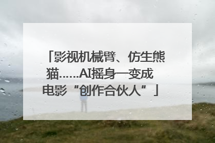 影视机械臂、仿生熊猫……AI摇身一变成电影“创作合伙人”