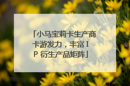 小马宝莉卡生产商卡游发力，丰富 IP 衍生产品矩阵