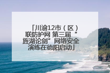 川渝12市（区）联防护网 第三届“旌湖论剑”网络安全演练在德阳启动