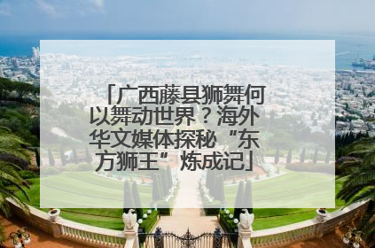 广西藤县狮舞何以舞动世界？海外华文媒体探秘“东方狮王”炼成记