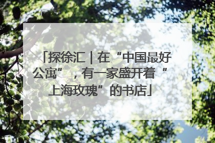 探徐汇｜在“中国最好公寓”，有一家盛开着“上海玫瑰”的书店