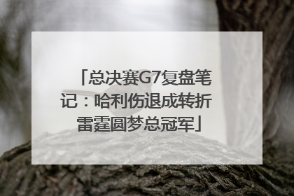 总决赛G7复盘笔记：哈利伤退成转折 雷霆圆梦总冠军