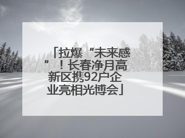 拉爆“未来感”！长春净月高新区携92户企业亮相光博会