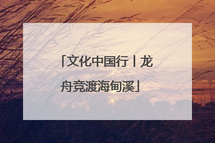 文化中国行丨龙舟竞渡海甸溪