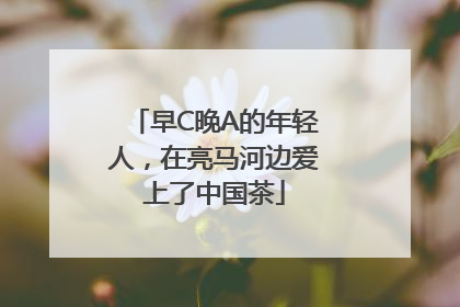 早C晚A的年轻人，在亮马河边爱上了中国茶