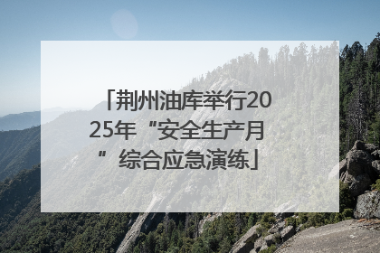 荆州油库举行2025年“安全生产月”综合应急演练