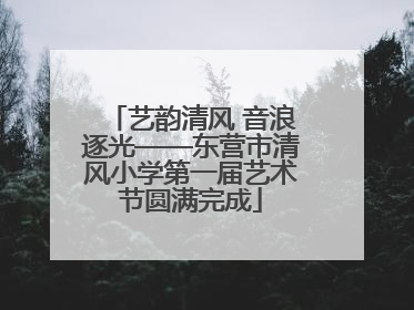艺韵清风 音浪逐光——东营市清风小学第一届艺术节圆满完成