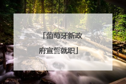 葡萄牙新政府宣誓就职