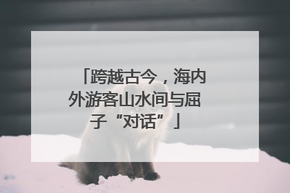 跨越古今，海内外游客山水间与屈子“对话”