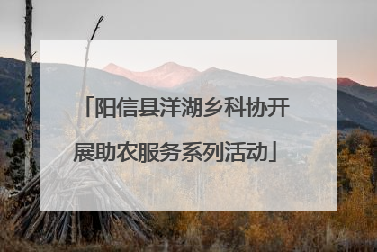 阳信县洋湖乡科协开展助农服务系列活动