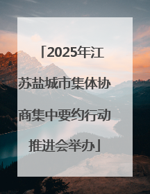 2025年江苏盐城市集体协商集中要约行动推进会举办